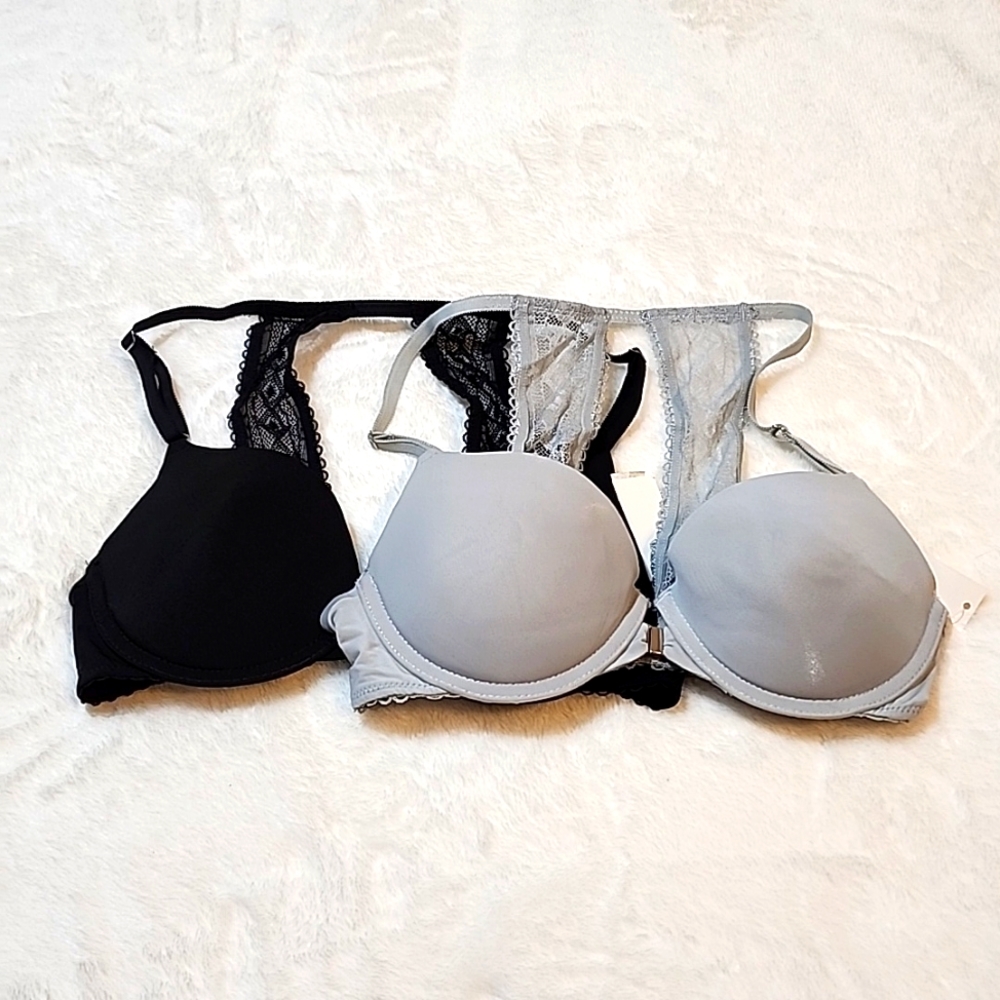 No boundaries (2 pk) H back demi bra